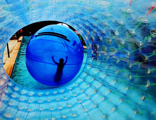 Aqua Zorb at Della Adventure Park